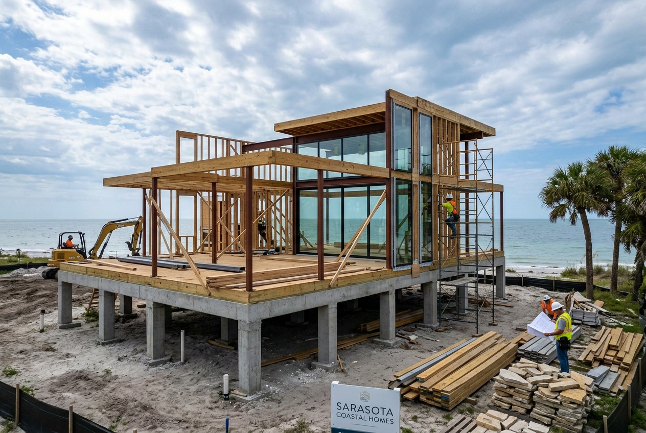 What It Takes to Build a Modern Coastal Home in Sarasota