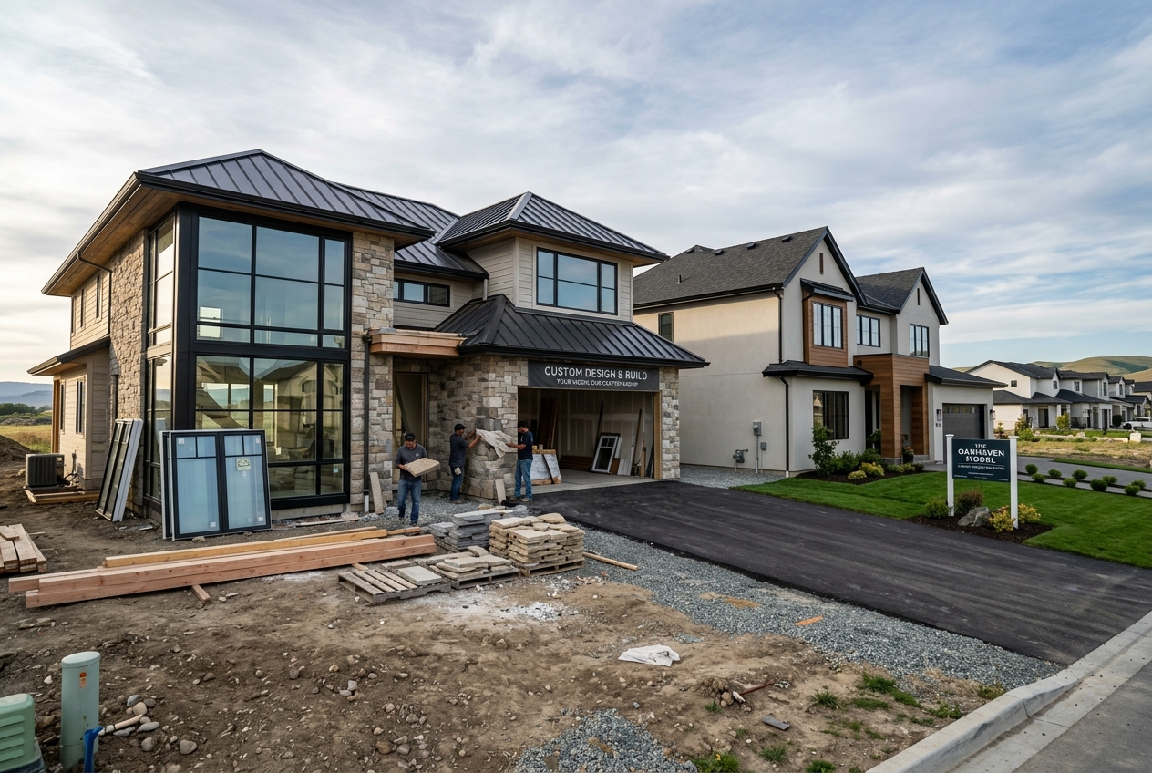 The Real Difference Between Custom Homes and High-End Production Homes